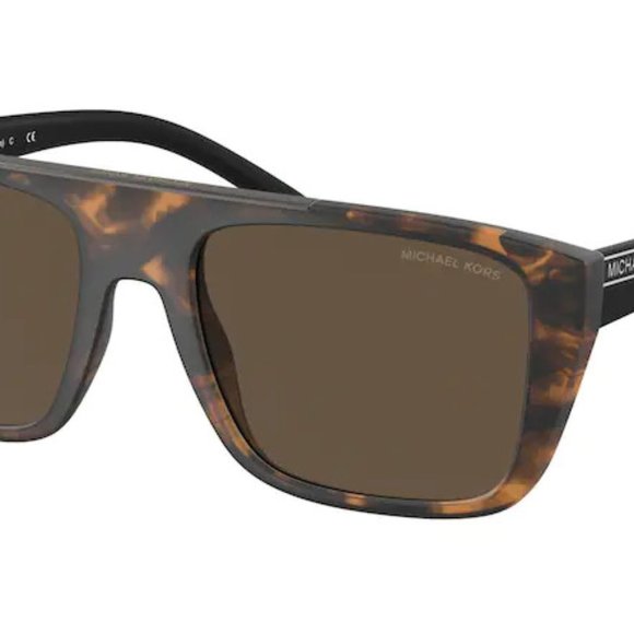 MICHAEL KORS MK2159 BYRON 300673 Matte Dark Tort/DkBrown Solid 55mm - Picture 1 of 7
